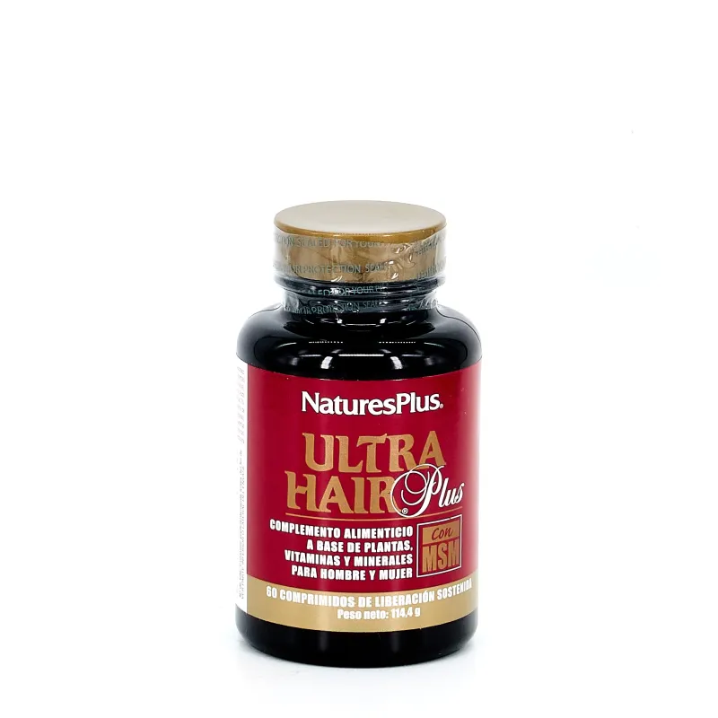 Nature´s Plus Ultra Hair Plus con MSM, 60 Comp.
