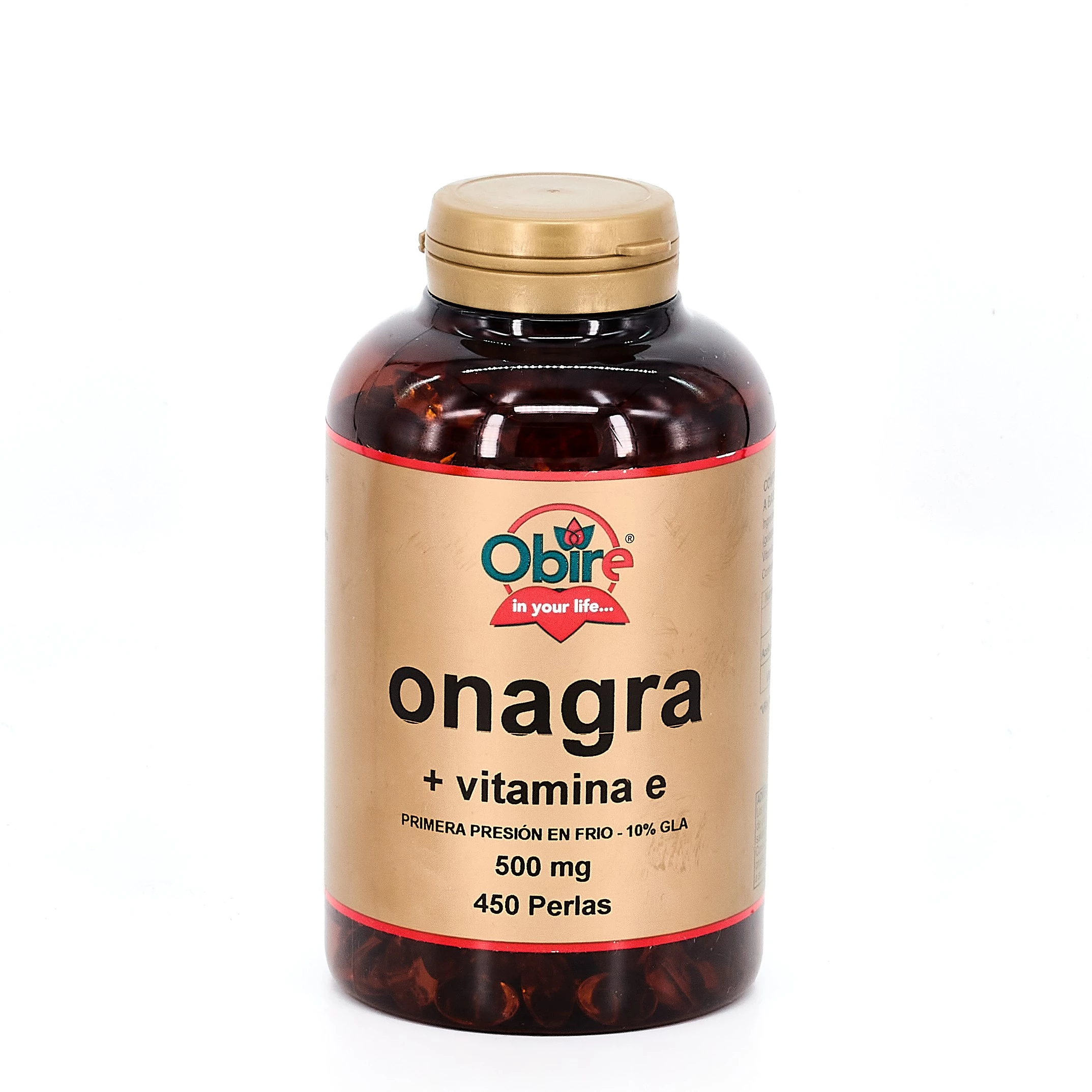 Obire aceite de onagra 500mg (10% GLA) 450 perlas