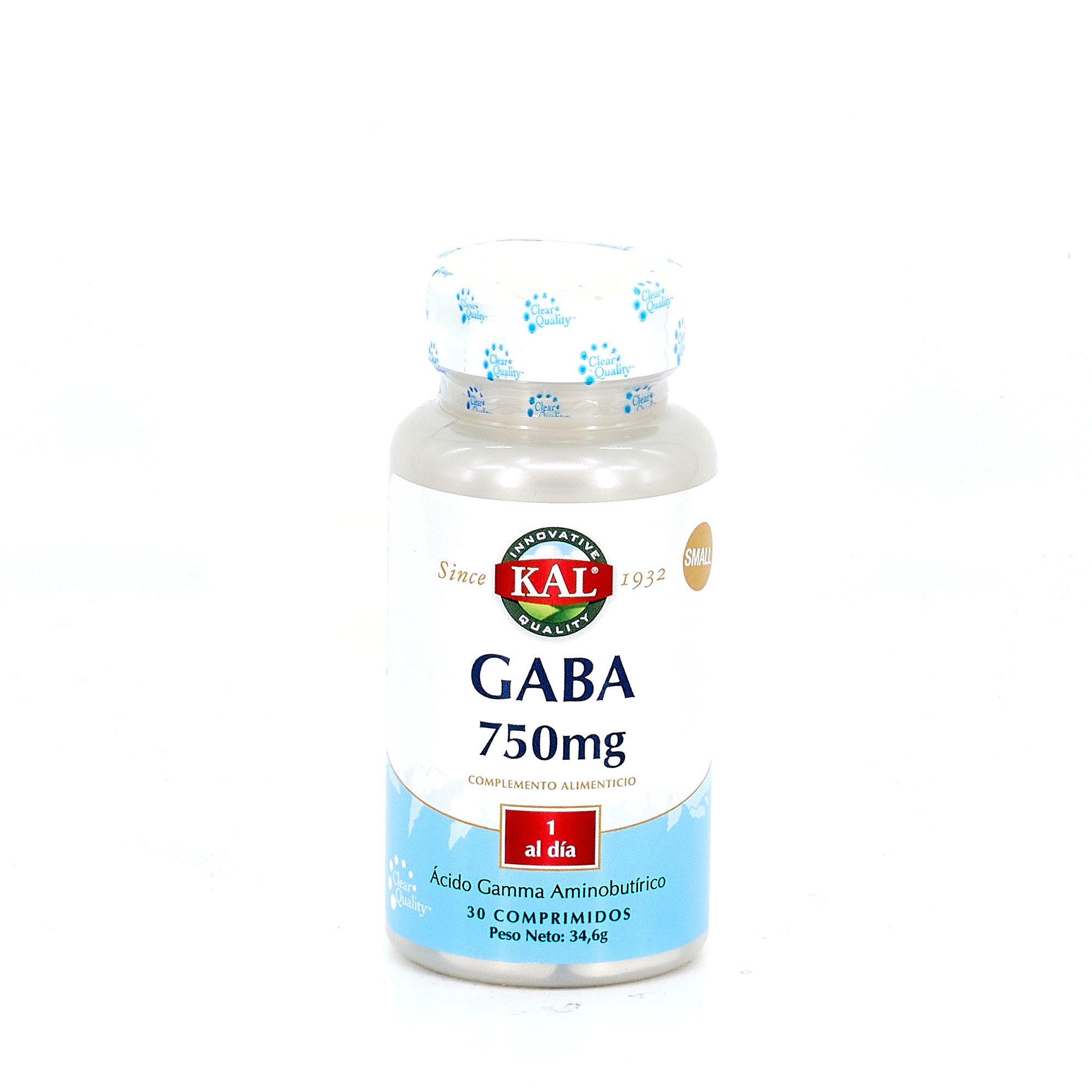 KAL Small GABA 750 mg, 30 comprimidos.