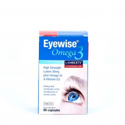LAMBERTS Eyewise® Omega 3, 60 cápsulas.