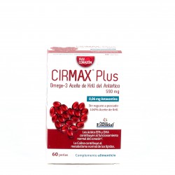 Nature Essential Cir-MAX Plus Aceite de Krill 590mg, 60 perlas.