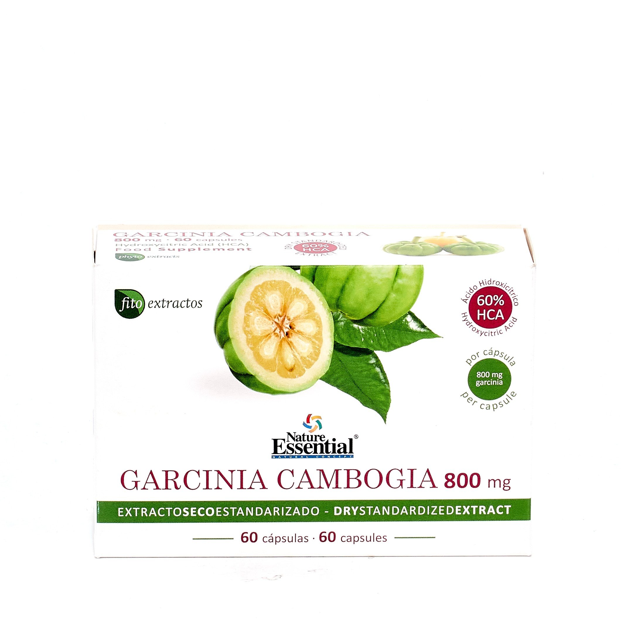 Nature Essential Garcinia Cambogia 800mg, 60 cápsulas.