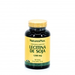 Nature's plus lecitina de soja 1200 mg. 90 perlas