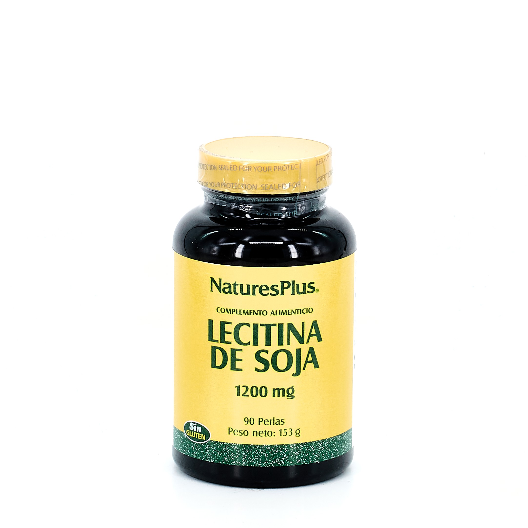 Nature's plus lecitina de soja 1200 mg. 90 perlas