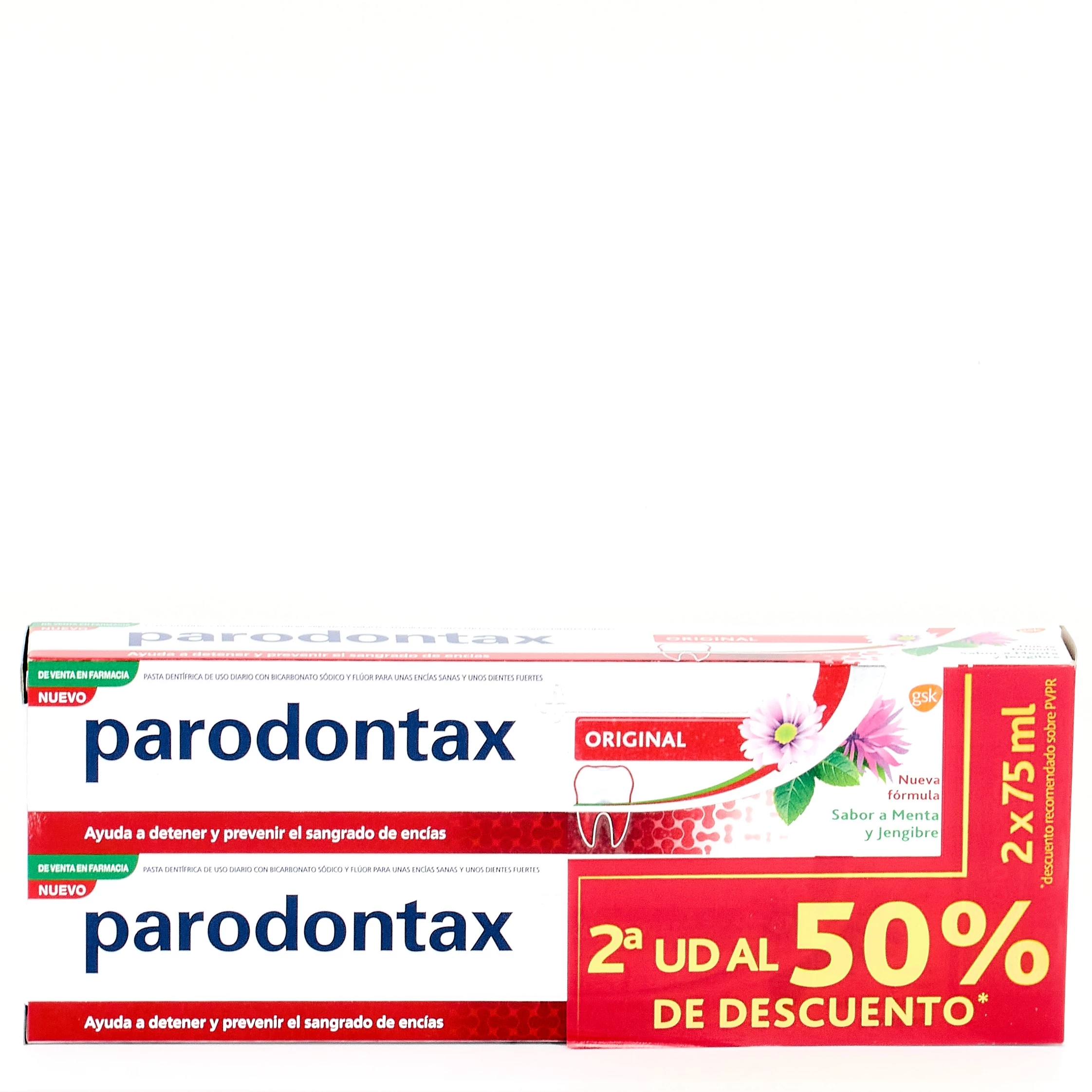 Parodontax Original Duplo, 2x75ml.