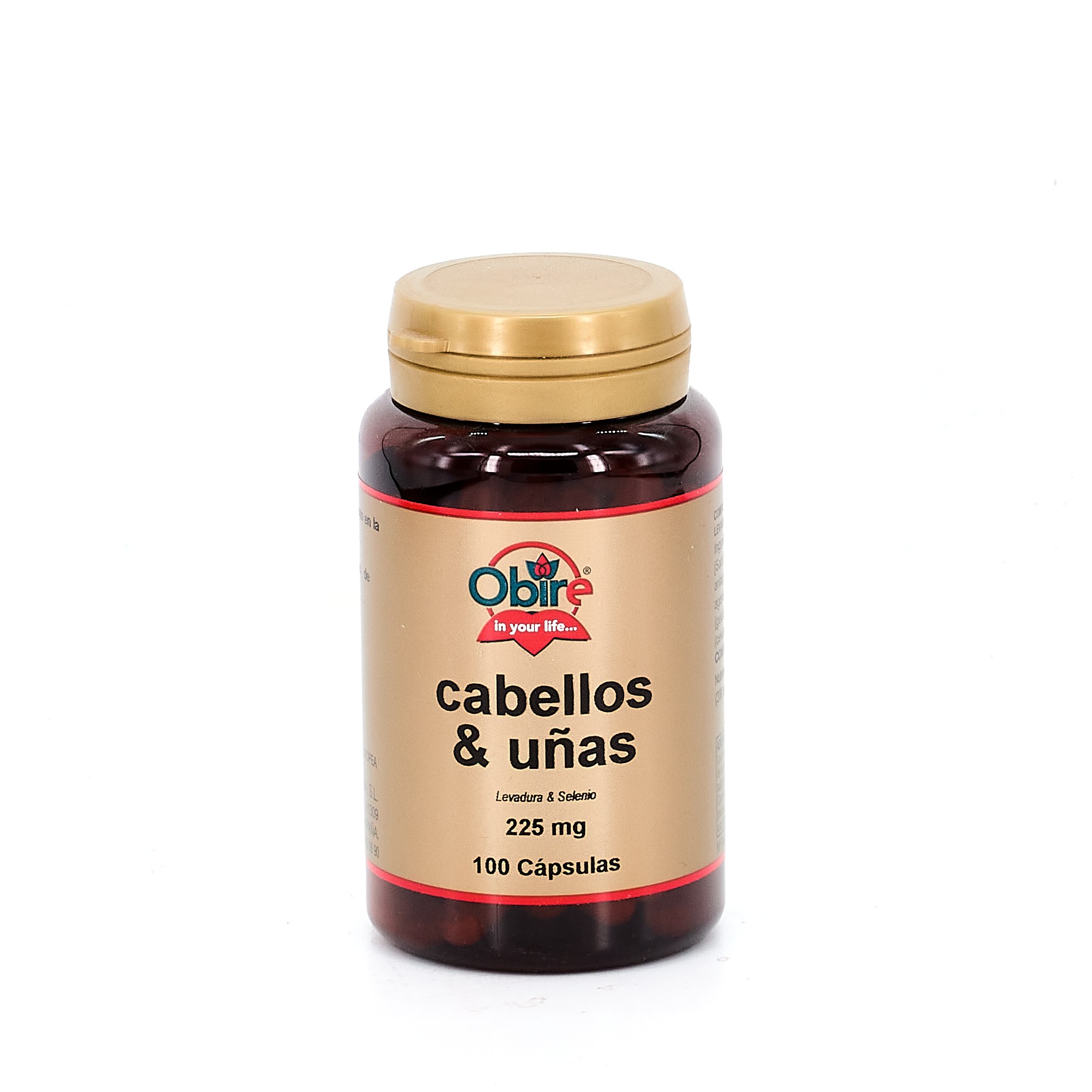 OBIRE CABELLOS, UÑAS ( LEV+SELENIO ) 225 MG. 100 C-PSULAS