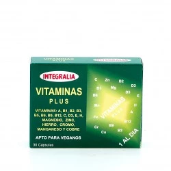 Integralia Vitaminas Plus, 30 Caps.