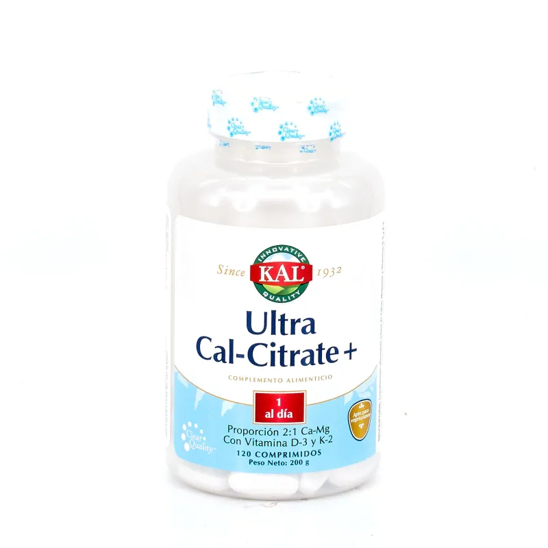 KAL  Ultra Cal Citrate - 120 comprimidos