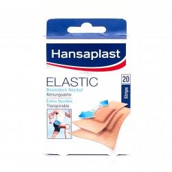 Hansaplast Elastic Antibacterial, 20Uds.