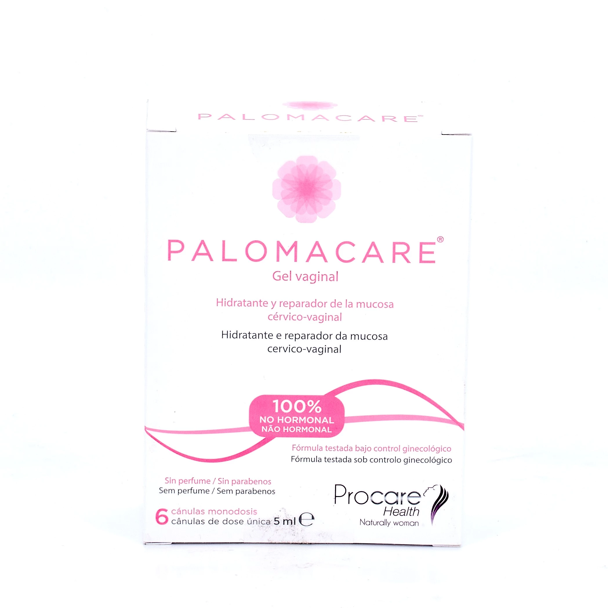 Palomacare Gel Vaginal, 6 cánulas monodosis 5ml.
