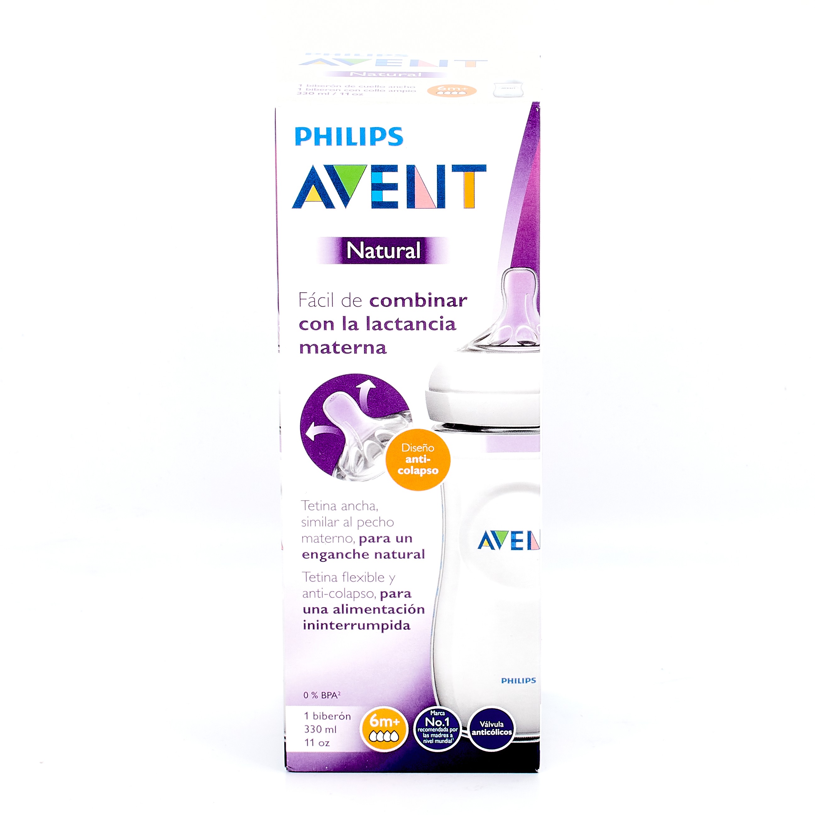 Avent Philips Biberón Natural 330 ml.