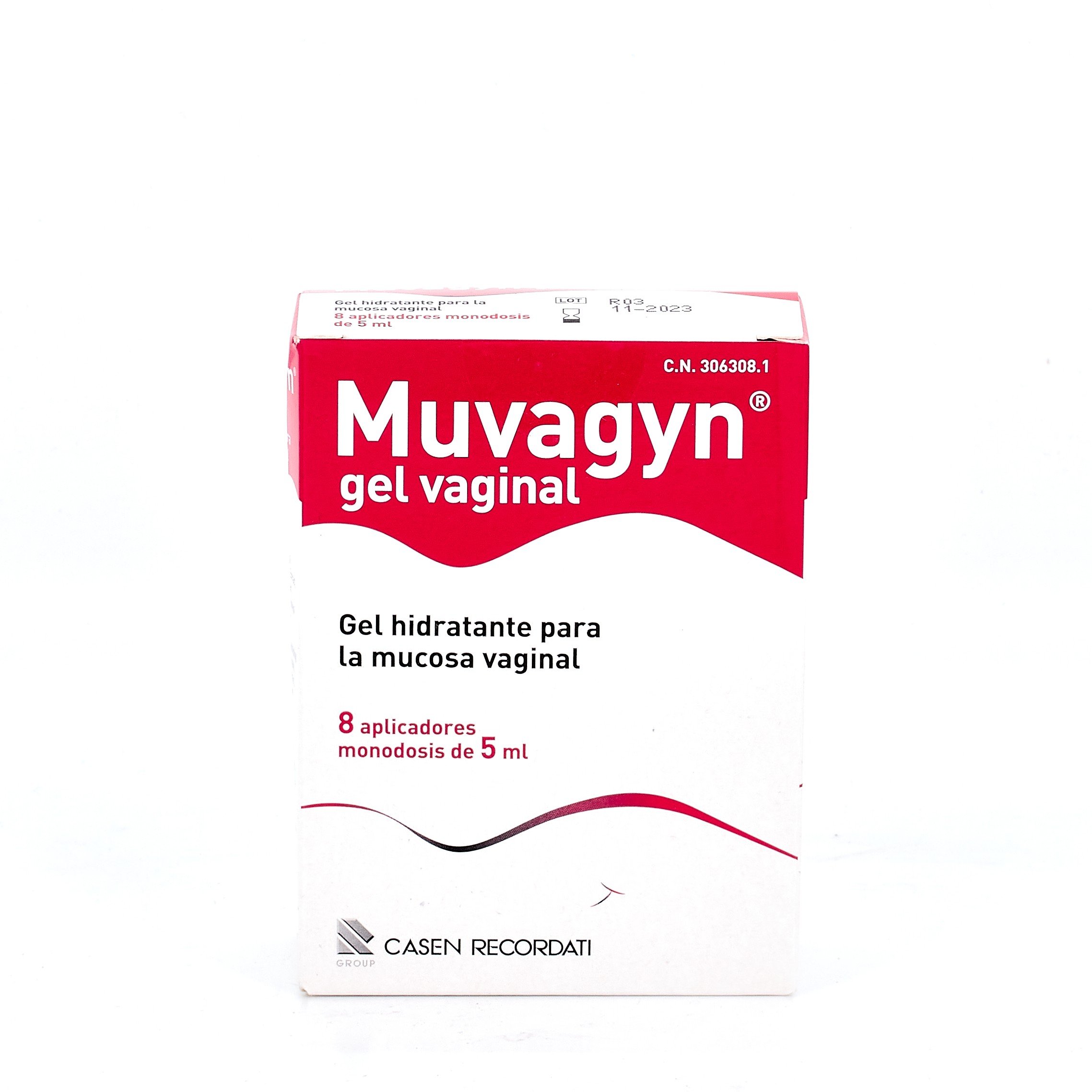 Muvagyn Gel Vaginal, 8x5ml.
