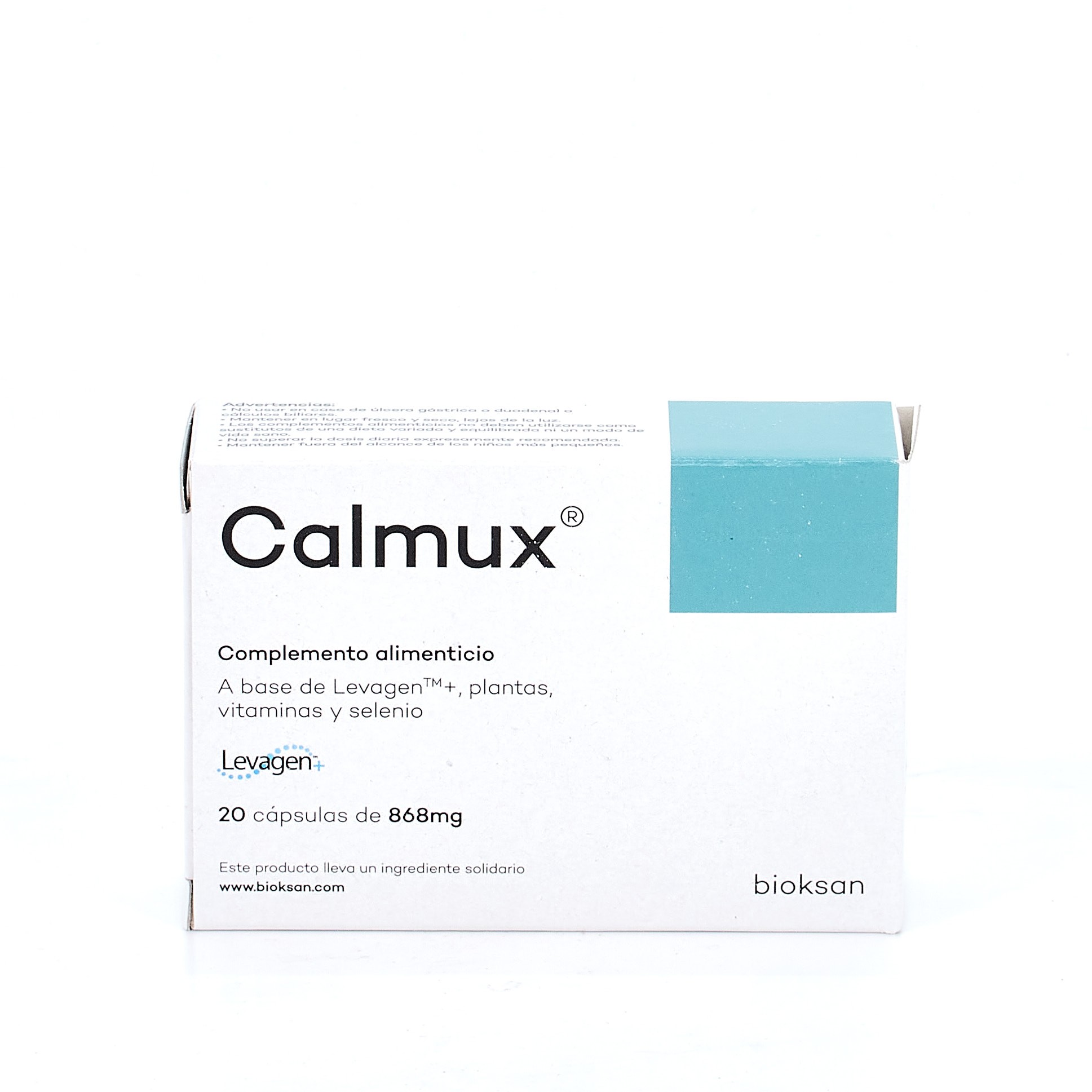 Bioksan Calmux, 20 cápsulas.