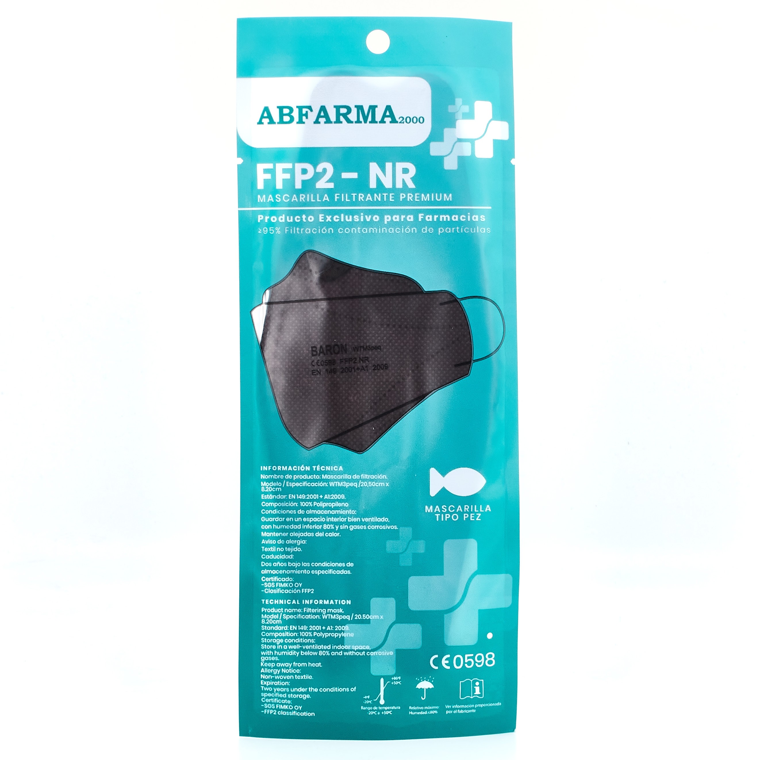 MASCARILLA FFP2 PEZ CHOCOLATE