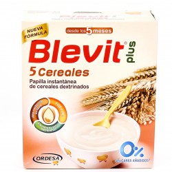 Blevit plus 5 Cereales, 600g.