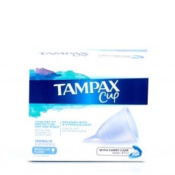 Tampax Cup copa menstrual flujo regular, 1 copa