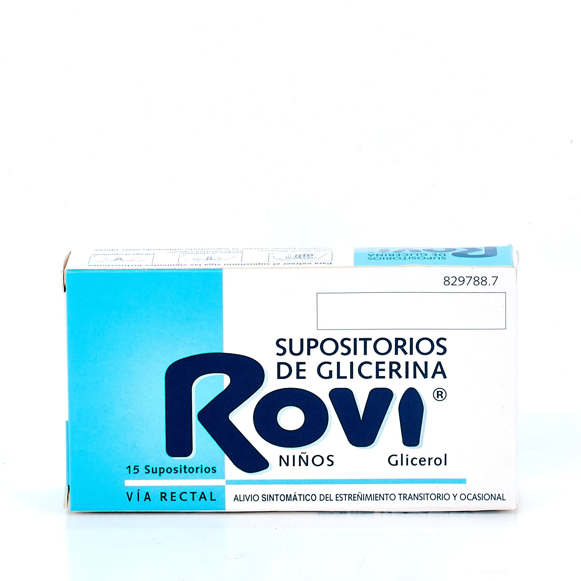 Rovi supositorios de glicerina niños