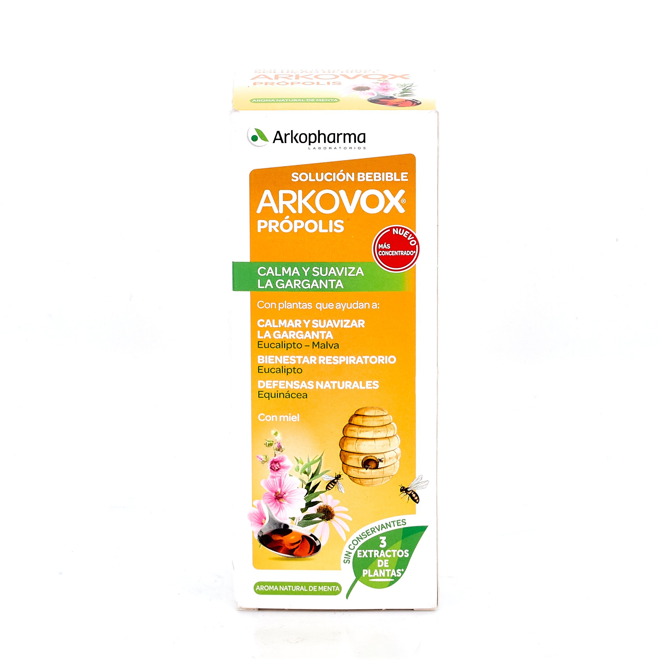 ARKOVOX JARABE PLANTAS Y PROPOLIS 140ML