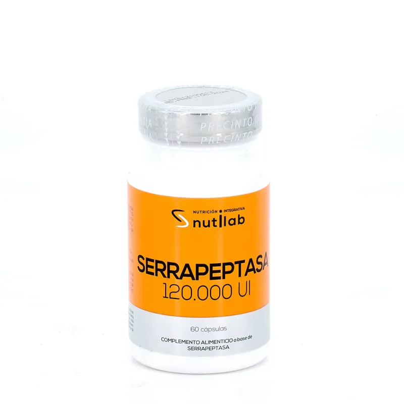 Nutilab Serrapeptasa, 60 cápsulas. Confort y bienestar.  
