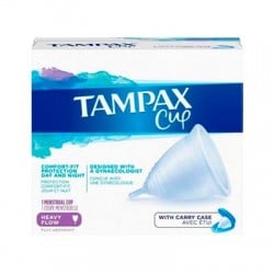 Tampax Cup copa menstrual flujo abundante, 1 copa