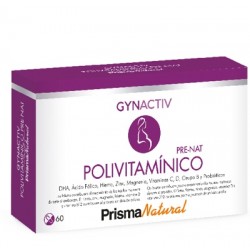 Prisma Natural Gynactiv polivitamínico PRE-NAT, 60 cápsulas