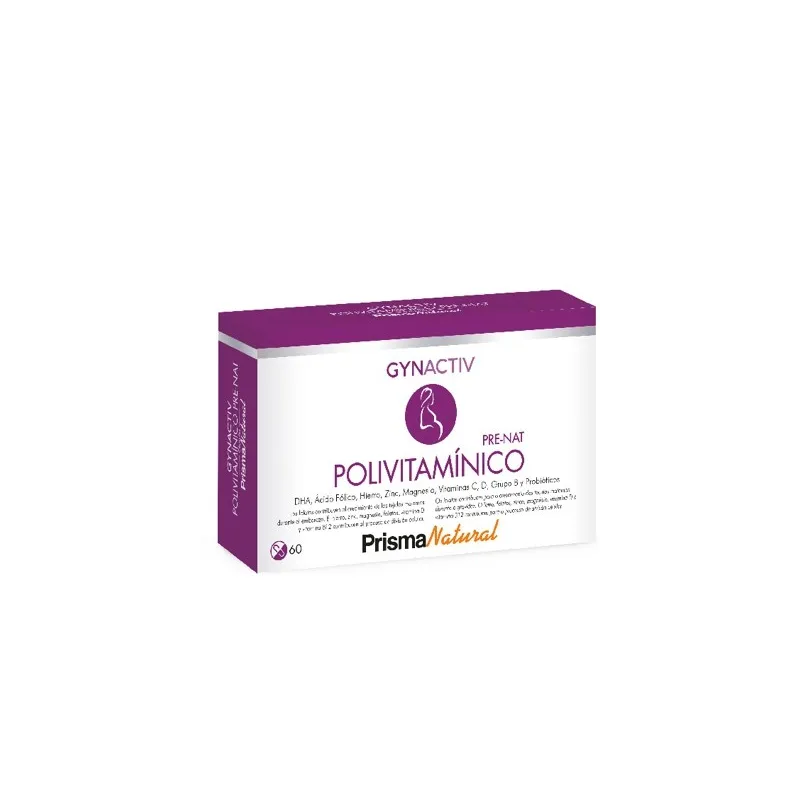Prisma Natural Gynactiv polivitamínico PRE-NAT, 60 cápsulas Prisma Natural Gynactiv polivitamínico PRE-NAT, 60 cápsulas