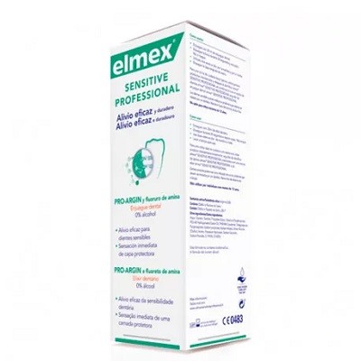 Elmex Sensitive profesional enjuague bucal, 400 ml