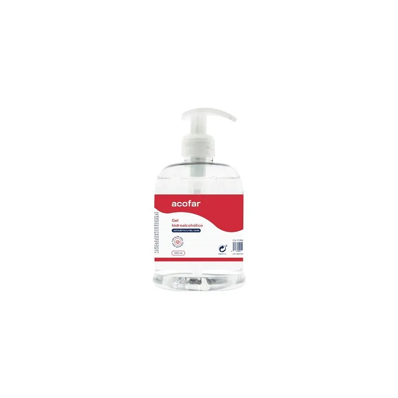 Acofar Gel Hidroalcohólico 85%, 500 ml Acofar Gel Hidroalcohólico 85%, 500 ml