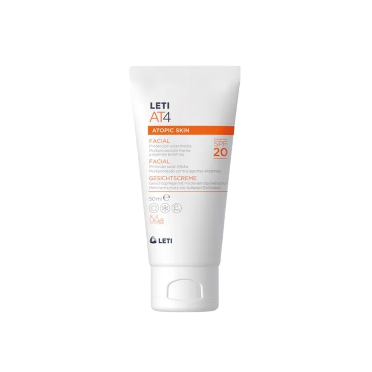 Leti AT4 crema facial spf 20