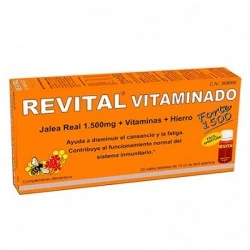 Revital Vitaminado jalea real forte, 20 viales