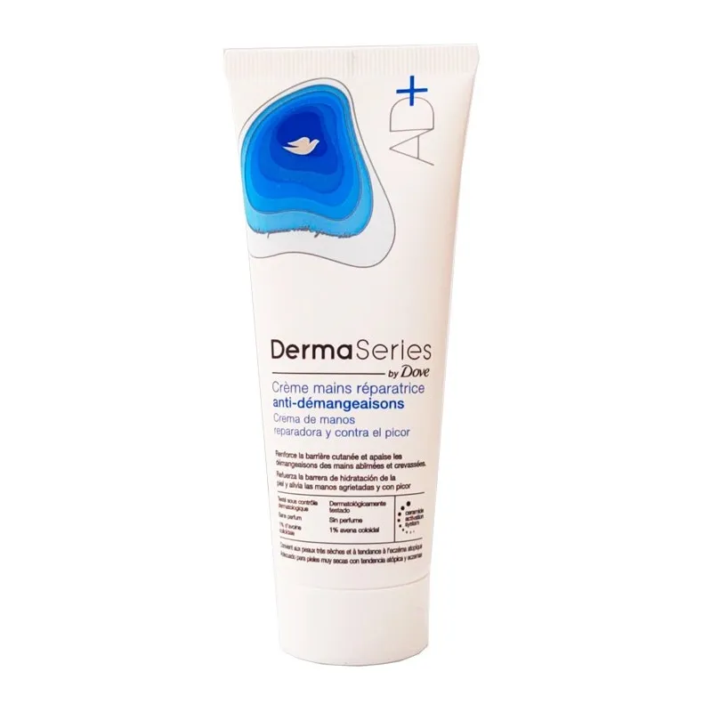 Dermaseries crema de manos reparadora contra el picor ,75 ml