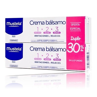 Mustela crema bálsamo duplo, 2 X 100 ml