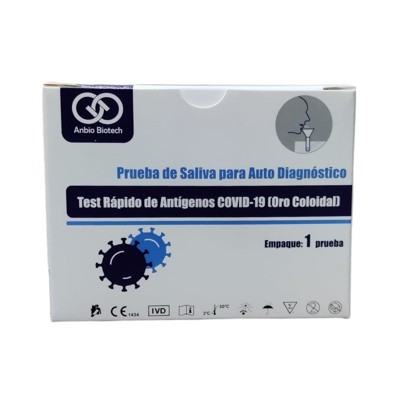 Anbio Biotech Test antígenos de saliva COVID-19