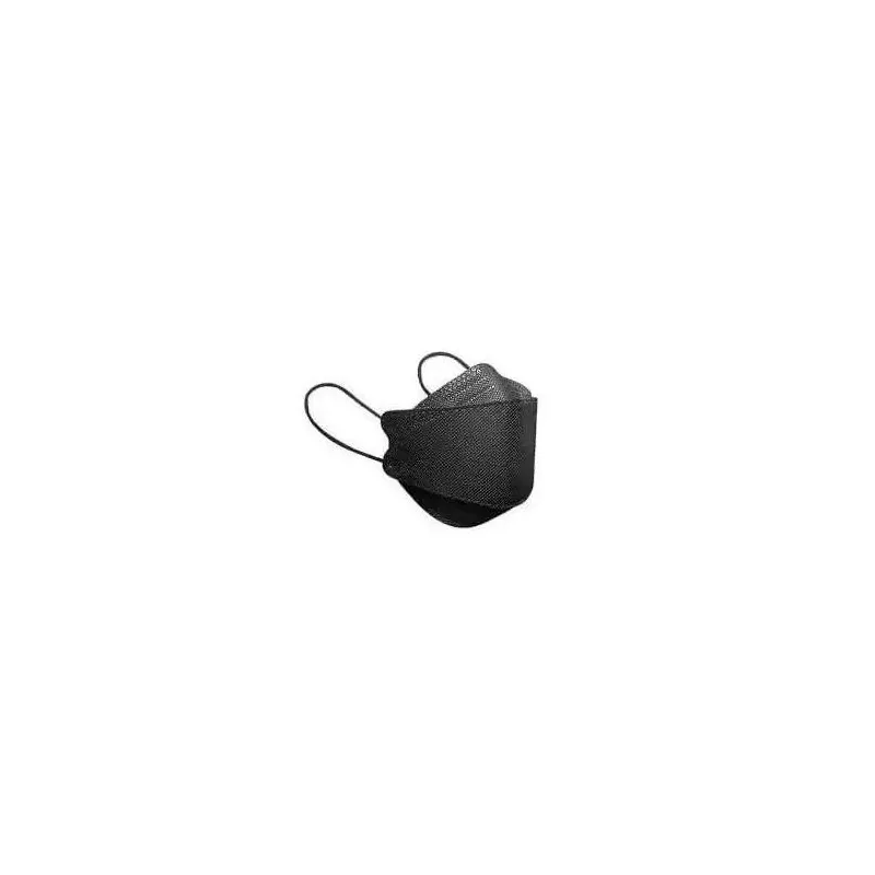Mascarilla FFP2 infantil tipo pez negra, 1 unidad