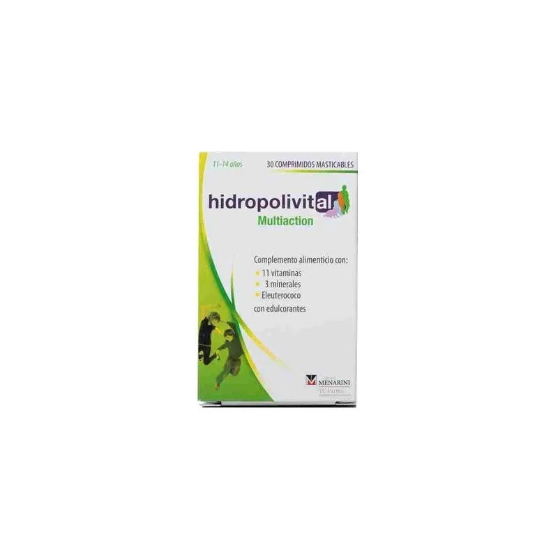 Hidropolivital multiacción, 30+6 comprimidos masticables