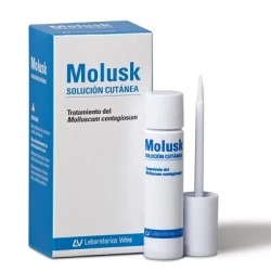 Molusk solución cutánea, 3 g