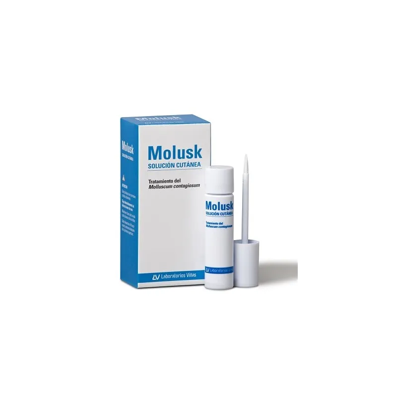 Molusk solución cutánea, 3 g