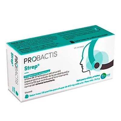 Probactis strep, 30 pastillas para chupar