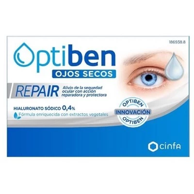 Optiben ojos secos repair, 20 monodosis