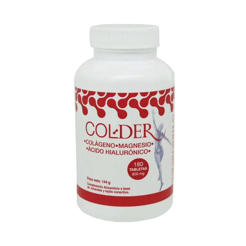 Colder Colageno 800mg, 180 Tabletas. Colder Colageno 800mg, 180 Tabletas.