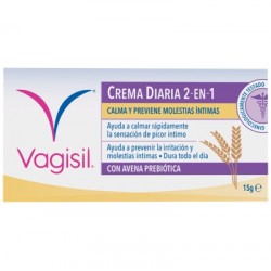 Vagisil crema diaria 2-en-1, 15 g
