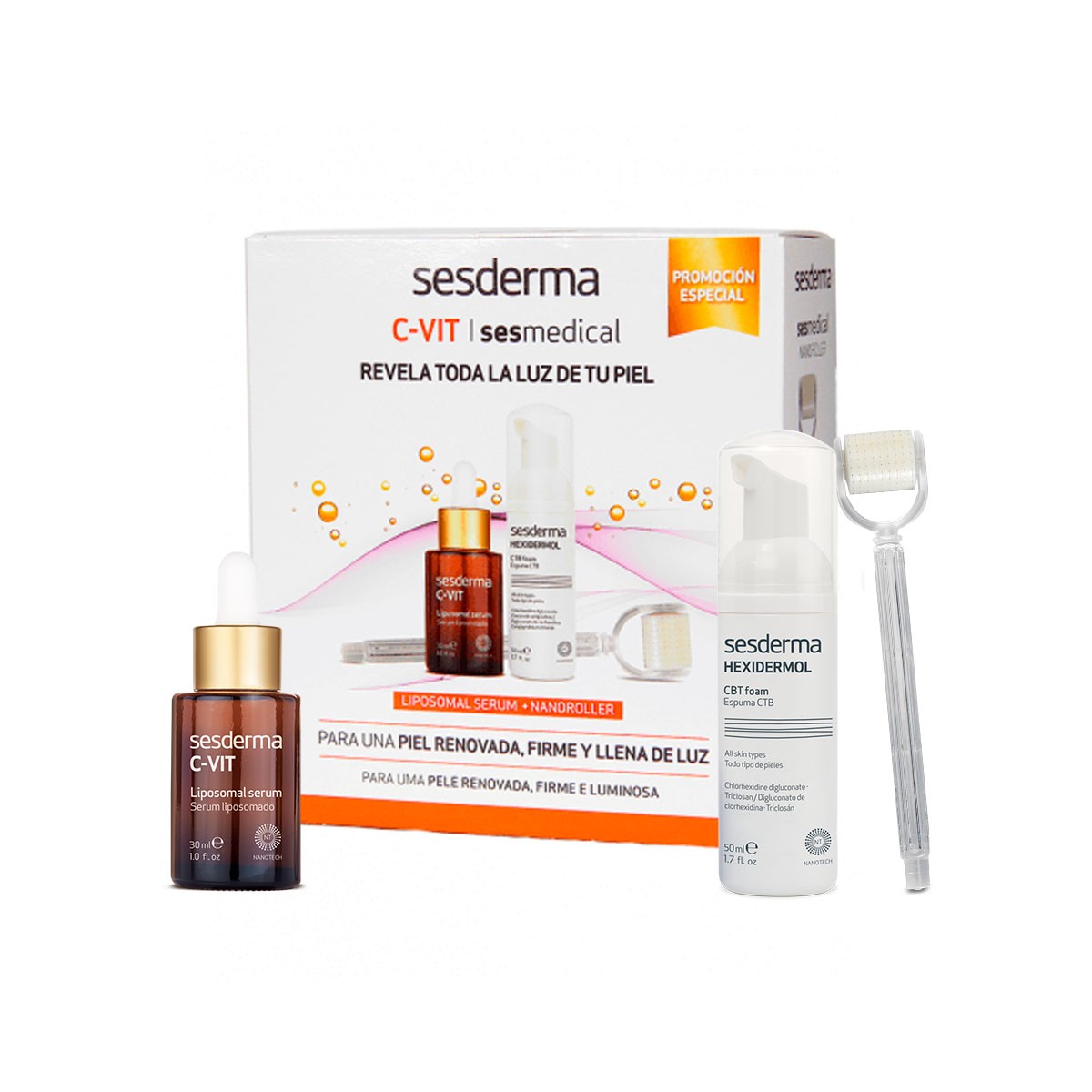 Sesderma Nanoroller + Serum C-Vit