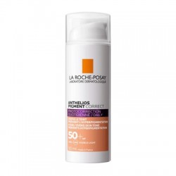 Anthelios pigment correct SPF50+ fotocorrección con color tono medio, 50 ml