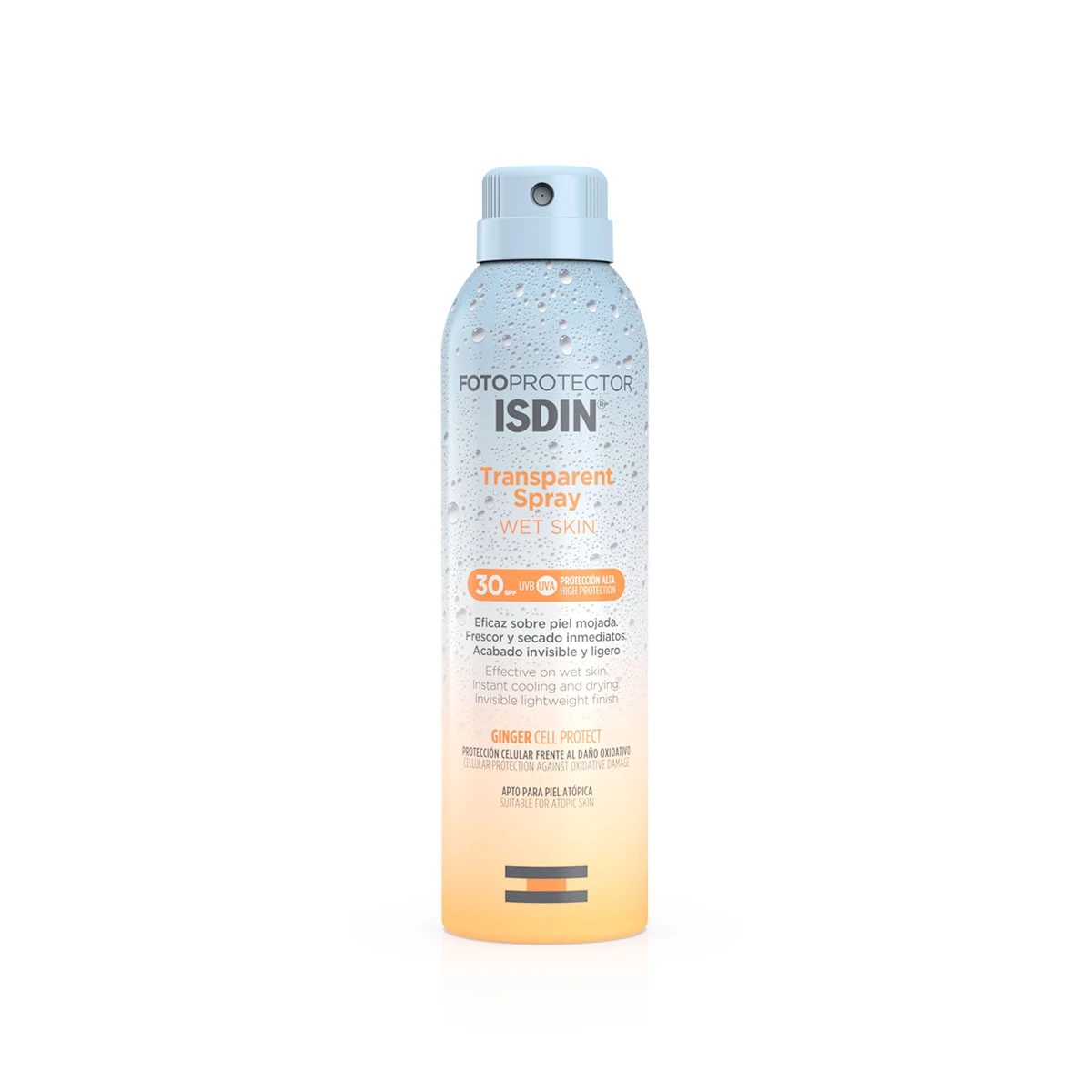 Isdin Fotoprotector Spray Transparent Wet SPF30, 250ml.