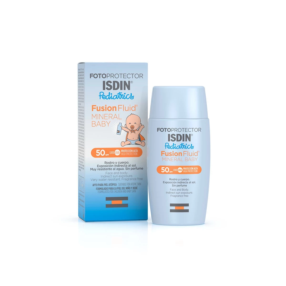 Isdin Fusion Fluid Mineral Baby SPF50+. 50ml