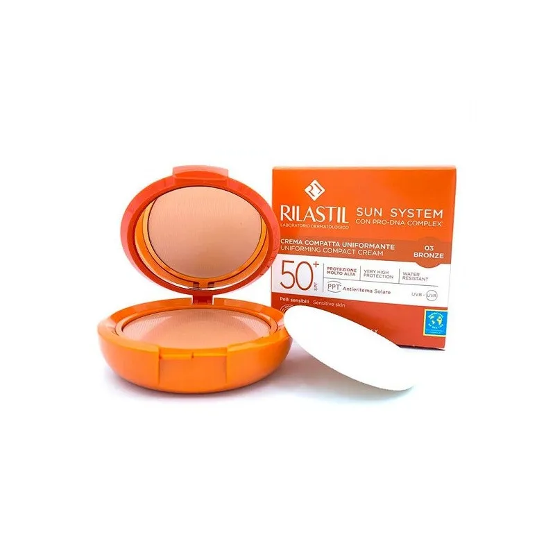 Rilastil Sun System 50+ Compacto Bronze, 10 g. Rilastil Sun System 50+ Compacto Bronze, 10 g.