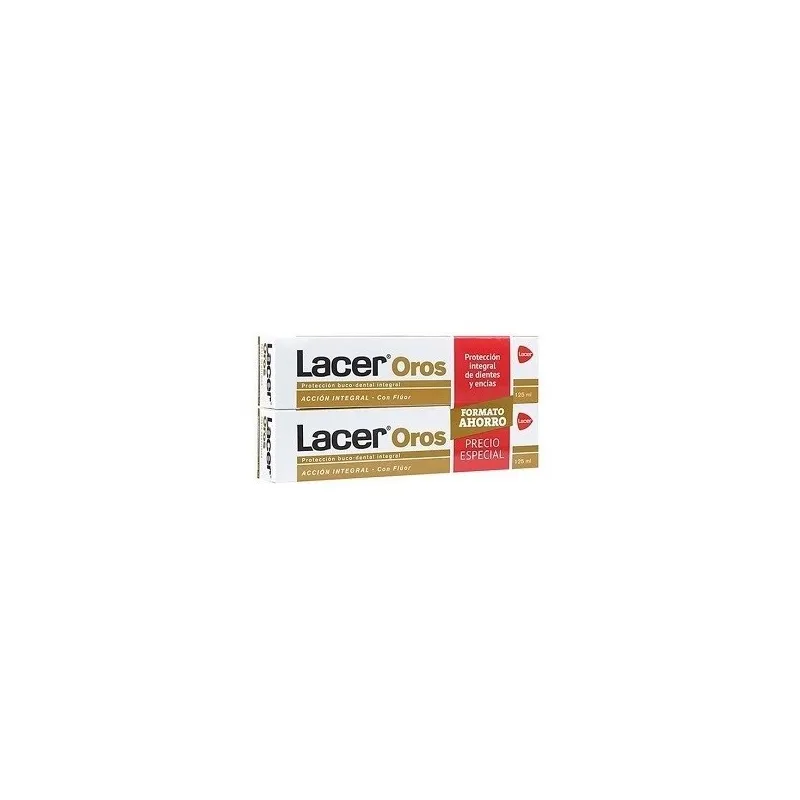 Lacer Oros pasta dental duplo, 2x125 ml