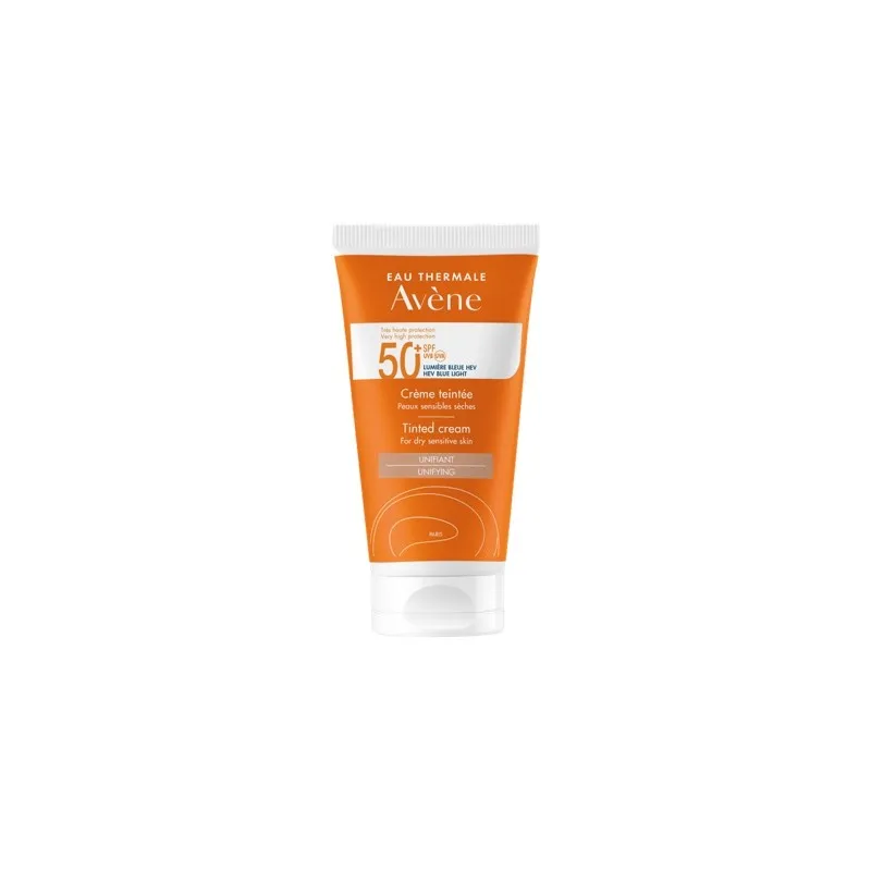 Avene crema solar con color SPF 50+, 50 ml