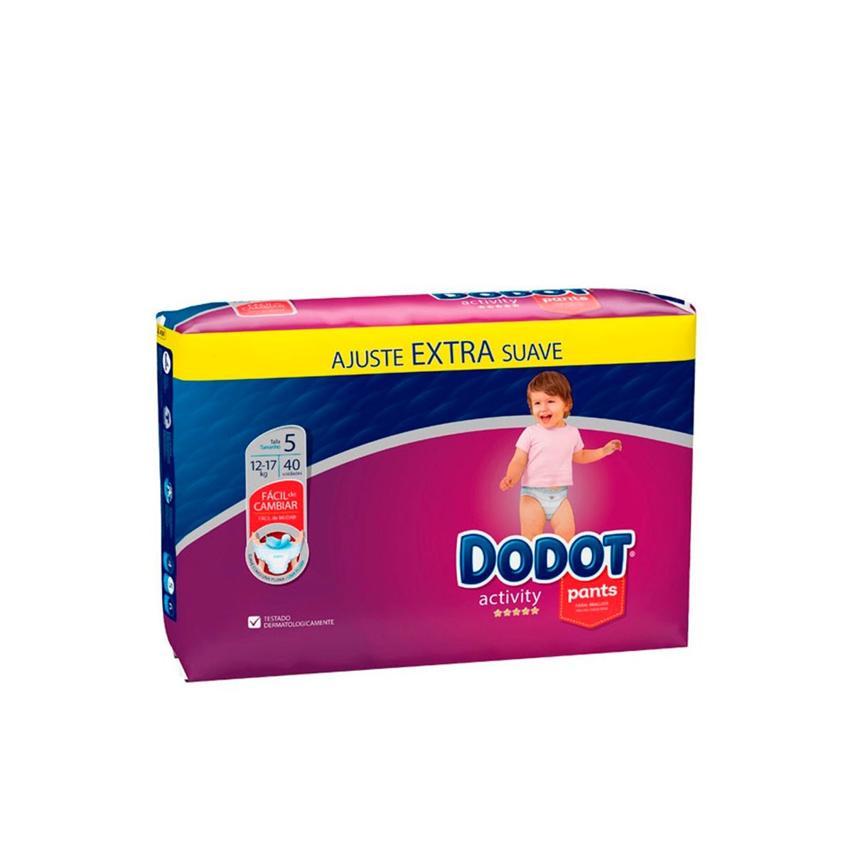 DODOT PANTS ACTIVITY EXTRA JUMBO PACK TALLA 5 40 UDS.