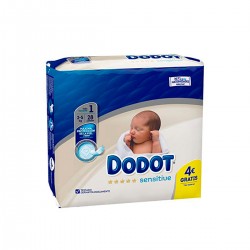 Dodot Sensitive pañales recién nacido talla 1, 80 pañales